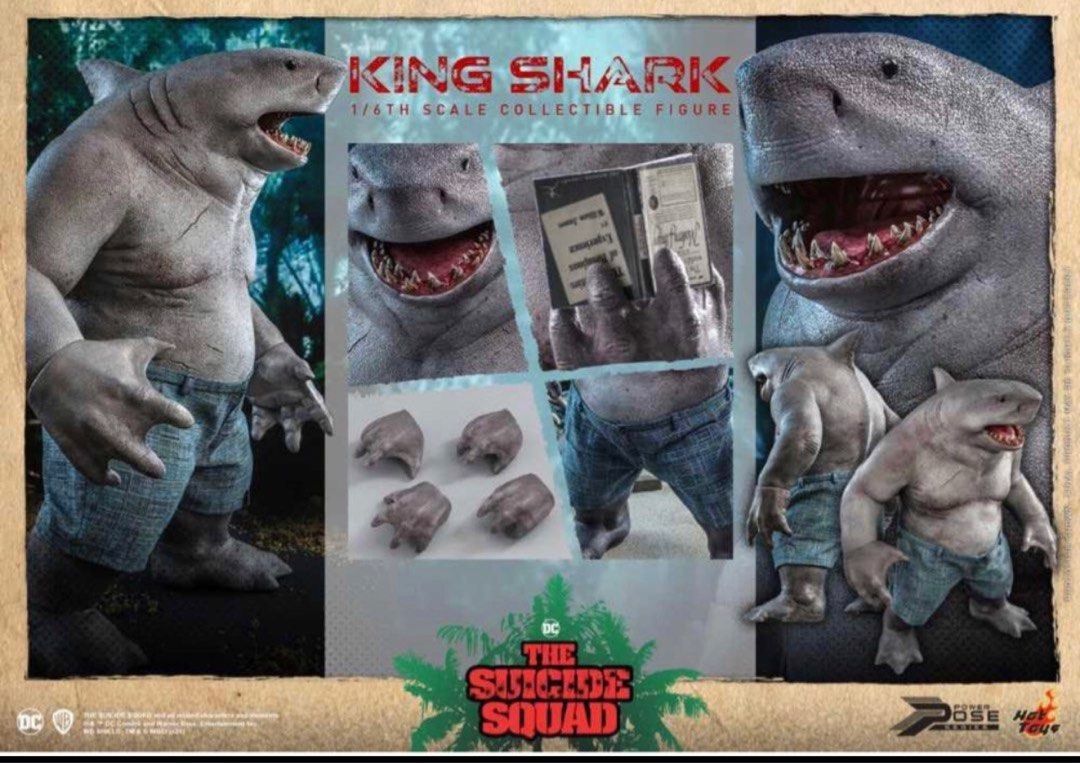 新品未開封 ホットトイズ PPS006 ザスーサイドスクワッド キングシャーク 1/6フィギュア King