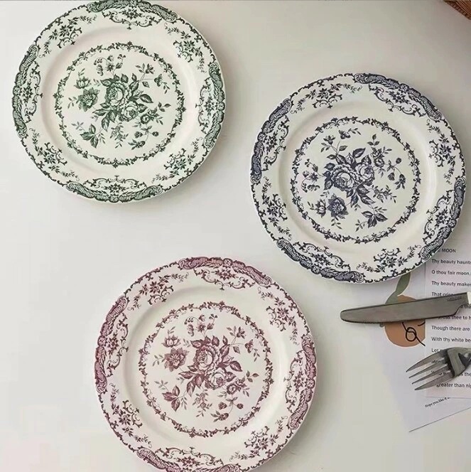 新规入荷続々 果物 レトロ 花柄 陶磁器 食器 bq1294