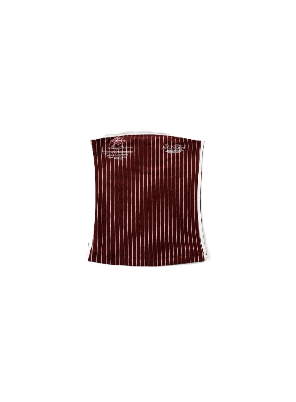 クラシック ロゴ ストライプ チューブ トップ - ワイン