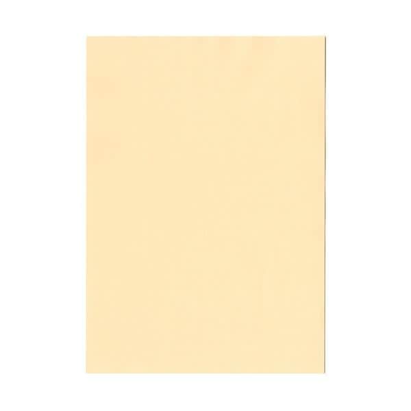 北越コーポレーション 紀州の色上質 A4 Y目 超厚口 うすだいだい 1冊（100枚）
