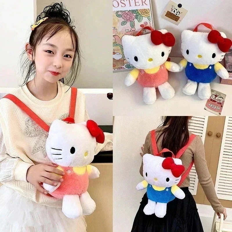 1つ買うと10個無料 当日出荷超人気 かわいいキティのリュックサックキャラクターのぬいぐるみのショルダーバッグ少女の心の柔らかい妹のぬいぐるみのバッグ ハロウィン 贈り物最低価格挑戦