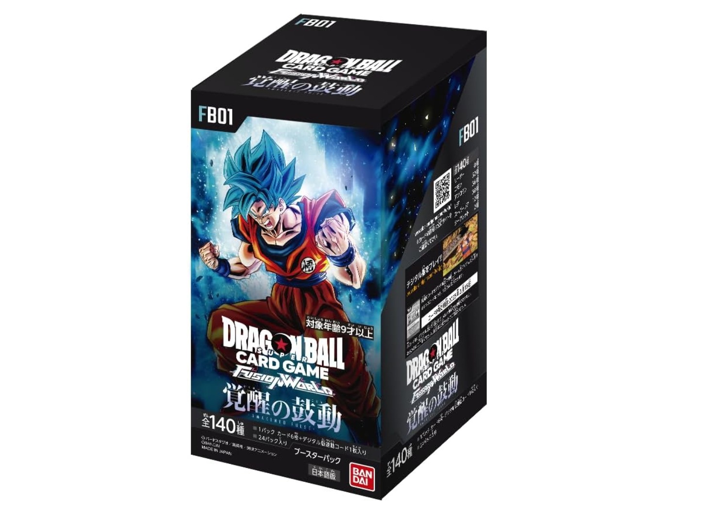 ドラゴンボールスーパーカードゲーム フュージョンワールド ブースターパック 覚醒の鼓動 [FB01] (BOX)24パック入