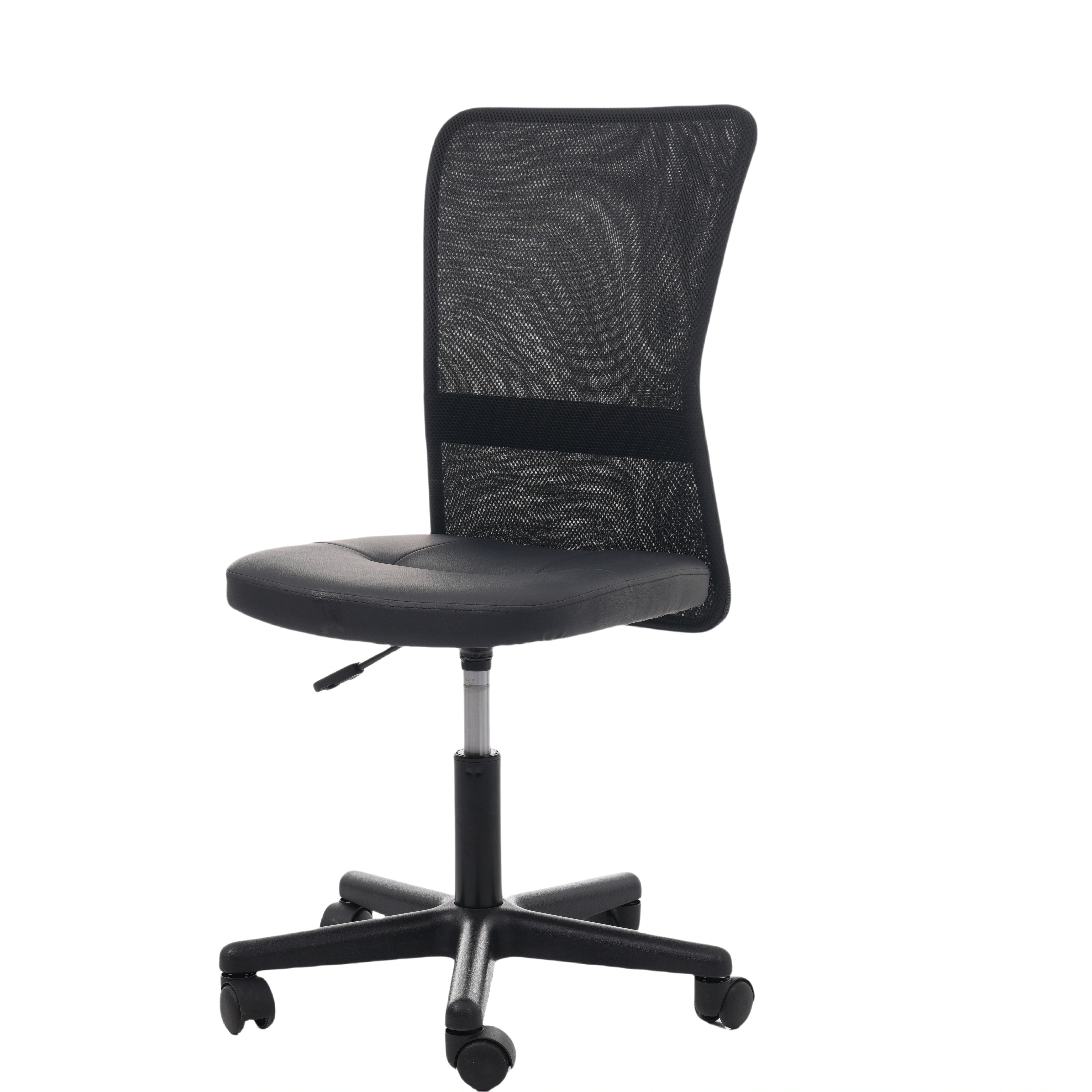 【3脚】PVC 座面 ブラック 世界検査機関SGS規格最高ランク オフィスチェア メッシュ パソコンチェア デスクチェア オフィスチェアー PCチェア OAチェア 疲れにくい 肘無