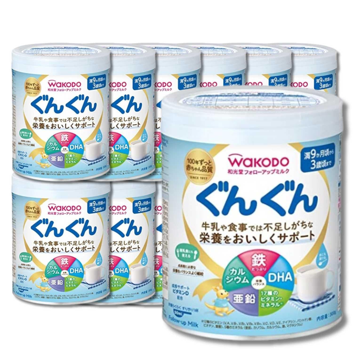 12個セット 和光堂 フォローアップミルク ぐんぐん 300g 粉ミルク 満9か月頃から