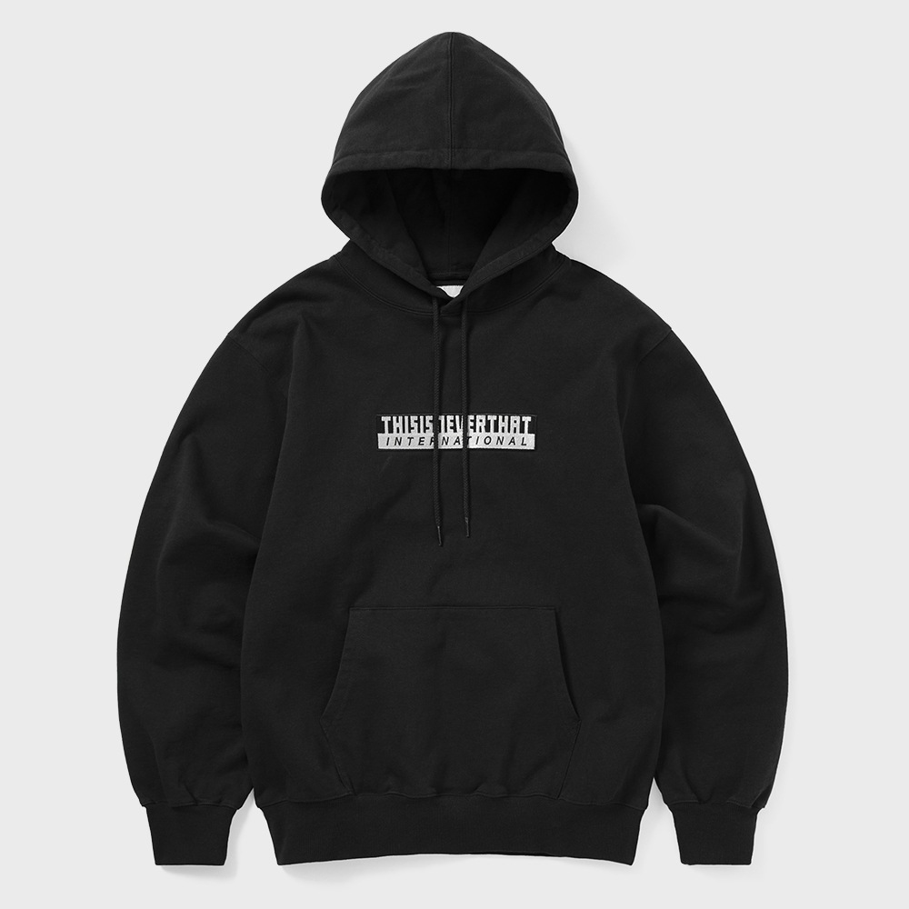 ディス・イズ・ネヴァー・ザット TNT インターナショナルパーカーブラック