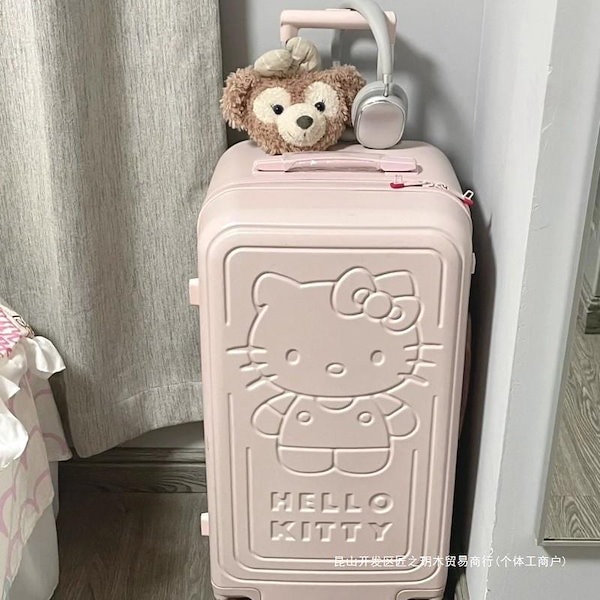 キティちゃんスーツケース 楽天市場】スーツケース ハローキティフロントポケット付 HK-SUC