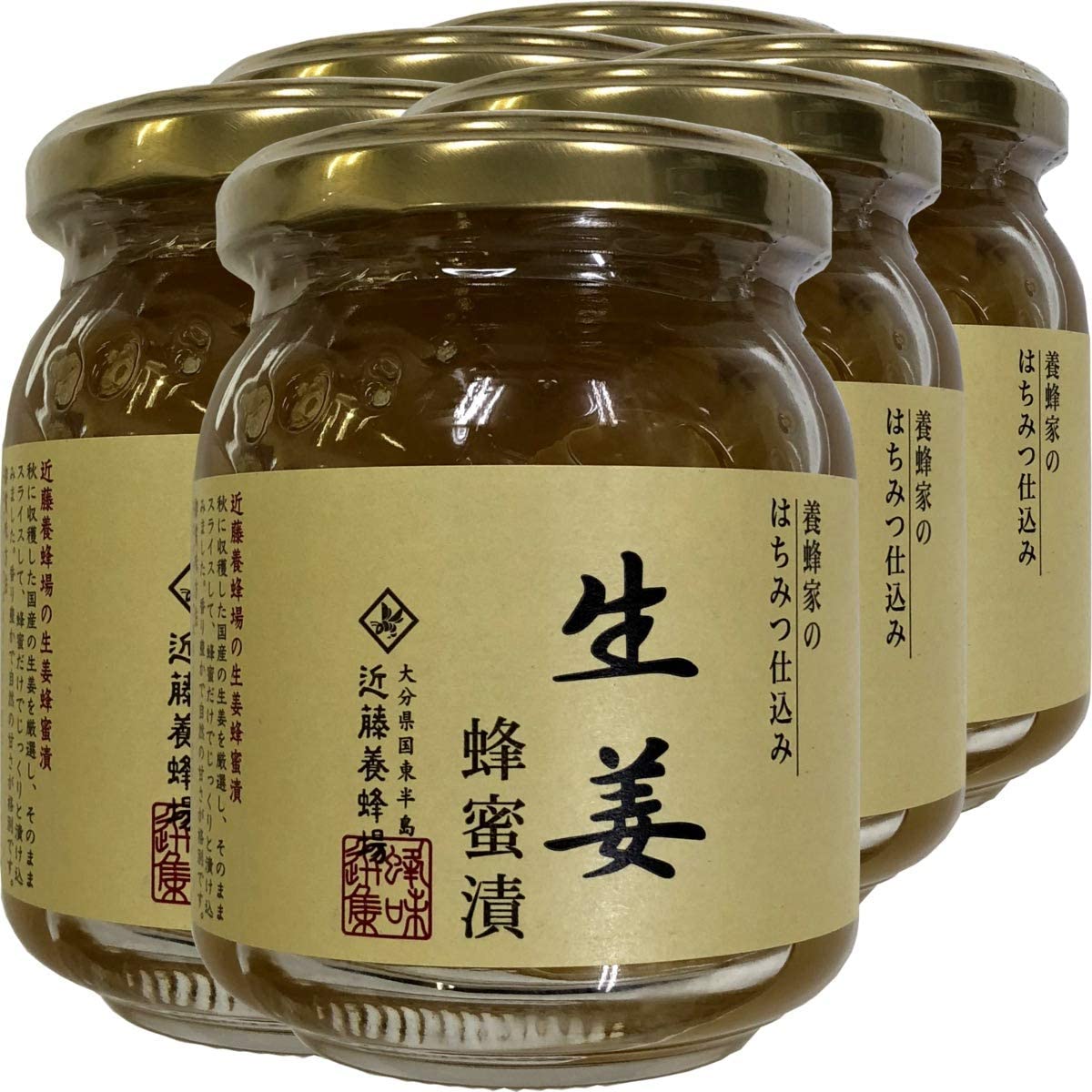 国産生姜 養蜂家のはちみつ仕込み 生姜蜂蜜漬け 280g6個セット 紅茶に入れて 豚の生姜焼き 煮物や豚肉を使った煮込み料理にも セット ギフト プレゼント お年賀 御年賀 プチギフト お茶 202 7,056円