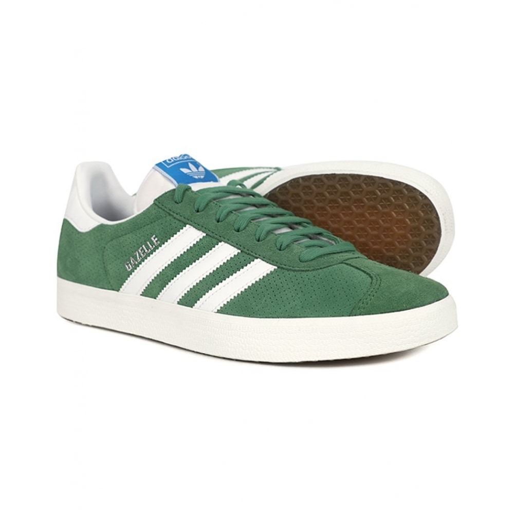 アディダスガゼルスニーカーフリーラブグリーンホワイト