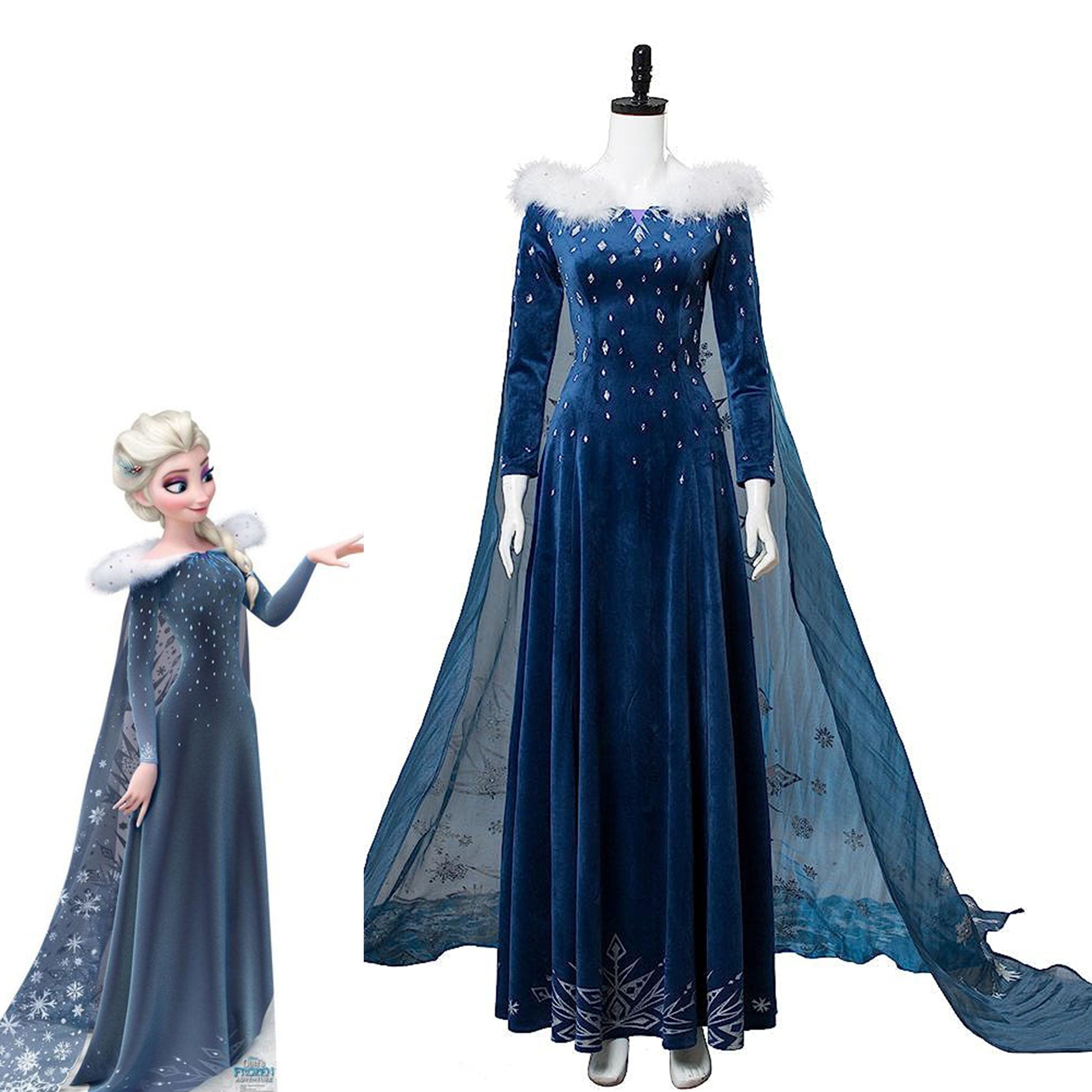 アナと雪の女王 雪の女王 アナ エルサ Elsa あな えるさ コスプレ 衣装 エルサ ドレス ワンピース 大人 プリンセス なりきり 仮装 ハロウィン イベント 衣装 コスプレ 撮影 贈り物