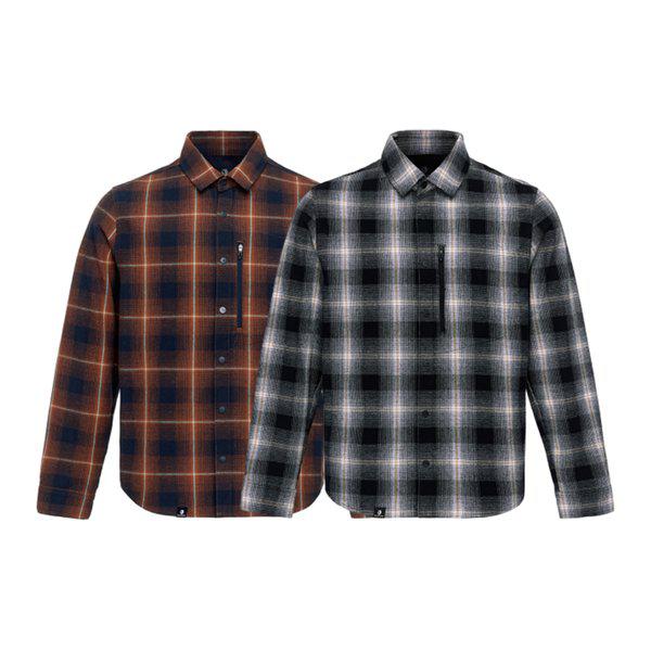男性フランネルチェックシャツ1 シャツ 1BYYSFU002