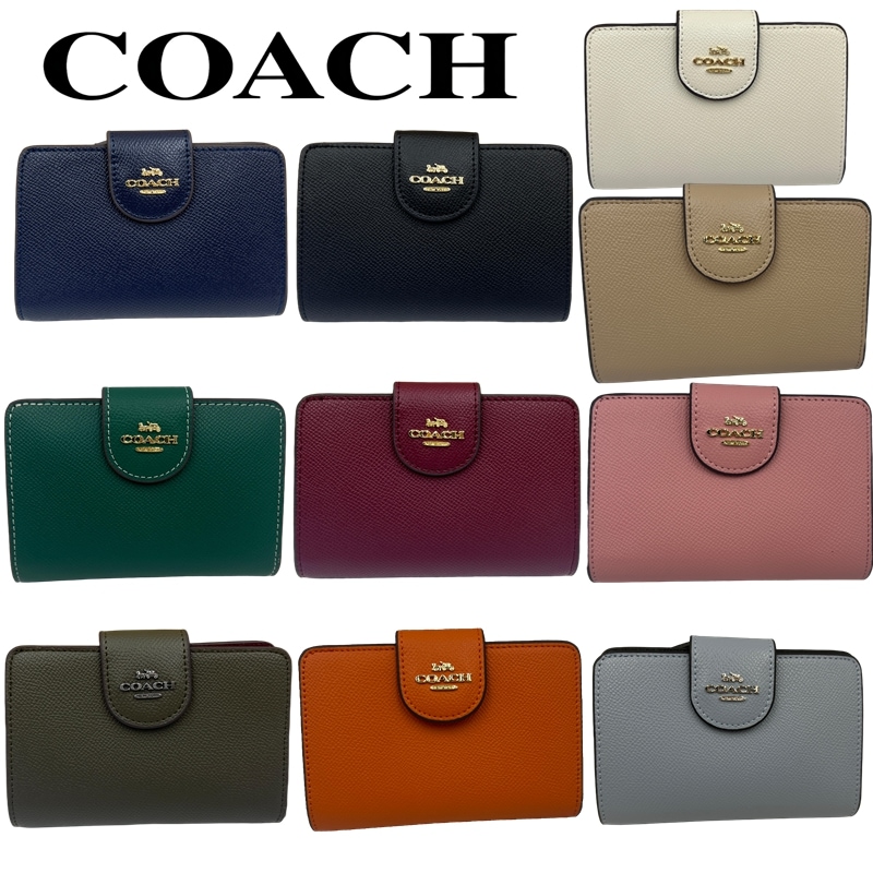翌日発送 コーチ 財布 COACH 二つ折り財布 ミニ財布 ミニ 小さめ ミニ財布 折りたたみ財布 アウトレット ミディアム コーナー ジップ ウォレット