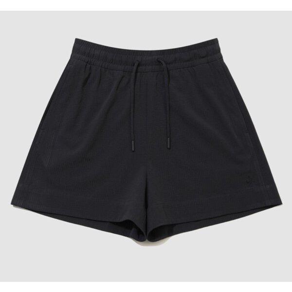 シアサッカーショートパンツ W B1 QR222OHP62 BLK CRM