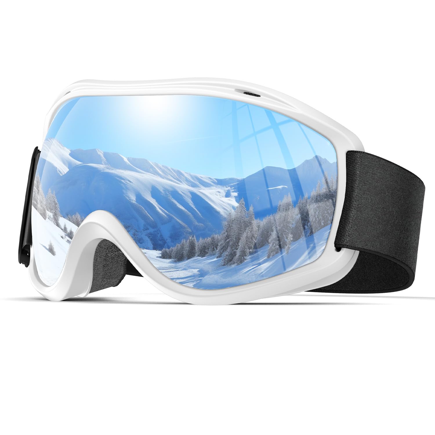 [Bigmax] スノボ ゴーグル スキーゴーグル スノーゴーグル スノーボードゴーグル スポーツ用ゴーグル フレームレス スポーツゴーグル スノボ ゴーグル OTG広視野 180広視野 両層着脱可
