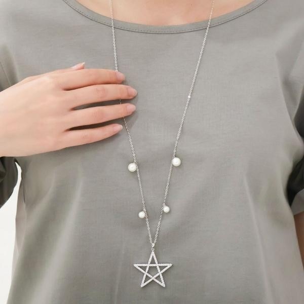 로렌 큐빅 목걸이 16 /Korea, 한국제품