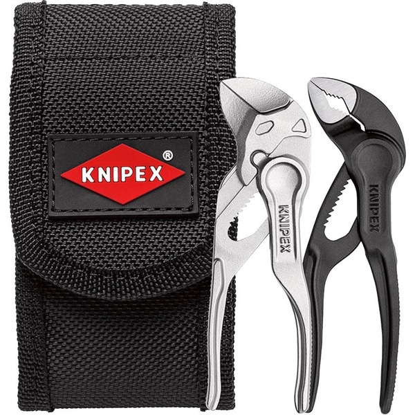 KNIPEX クニペックス ウォーターポンププライヤー コブラXS/プライヤーレンチXSセット 002072V04XS