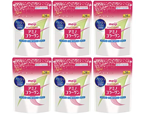 明治 アミノコラーゲン 詰め替え用 214g6袋セット