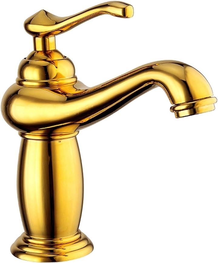 洗面用 アンティーク 混合水栓 水栓蛇口 シングルレバー ランプ型 ヨーロッパ風 手洗いボウル用 洗面台 SK46