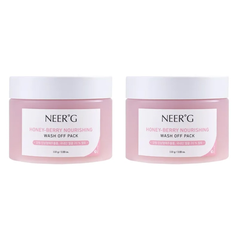 [1+1] ハニーベリー ナリッシング ウォッシュオフパック 110g+110g / 韓国コスメ