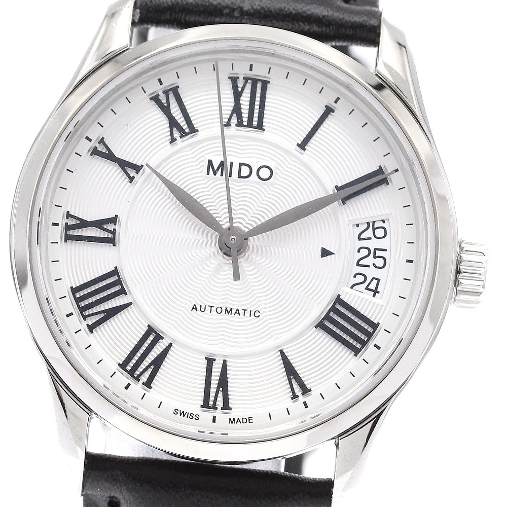 ミドー MIDO M024207A ベルーナ デイト 自動巻き ボーイズ 美品 _935354【中古】
