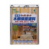 ニッペ ホームペイント 木部用保護塗料 水性ウッディガード 3.2L 11/チャコールブラック