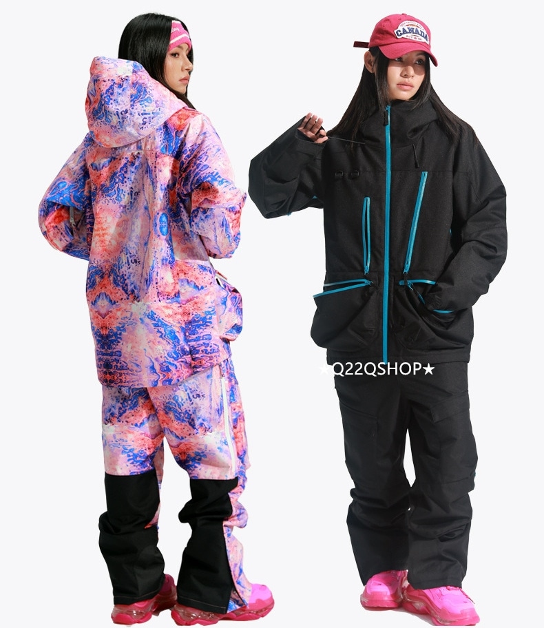 スノボウェア 2024 2025 上下セット メンズ レディース アウター ジャケット パンツズボン セットアップ ウィンタースポーツ スノーボードウェア スキーウェア スノーウェア 防水防寒 韓国風