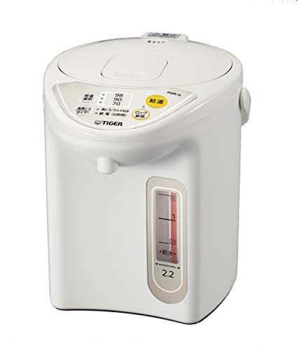 タイガー魔法瓶(TIGER) マイコン電気ポット 保温機能 節電タイマー 2.2L アーバンホワイト 7,216円