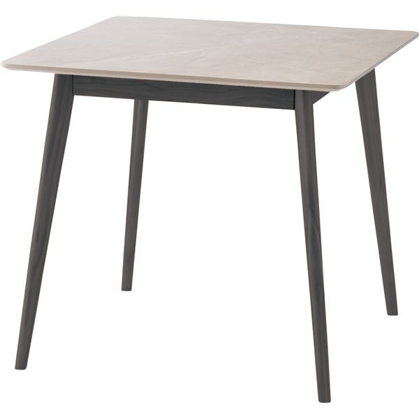 スクエアテーブル グレー 約 W80xD80xH72cm 組立式