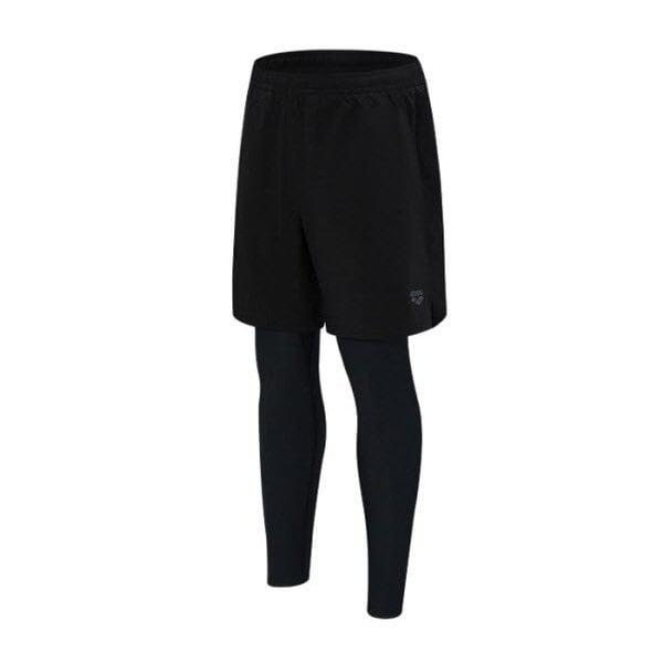 [] エブリデイ男性9分丈レギンスパンツ(A6BM1PP02BLK)