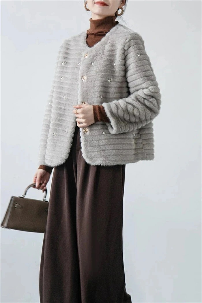 Hot!!!ファーコート レディース ショート ファージャケット レディース アウター もこもこ ボアコート 秋冬 冬 ファー 毛皮コート 厚手 防寒 暖かい 大きいサイズ ゆったり 体型カバー おし