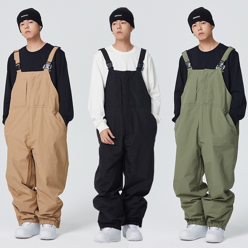 スノーパンツ 2024 サロペット スキーパンツ スノーボードウェア メンズ レディース スキーウェア スノボウェア