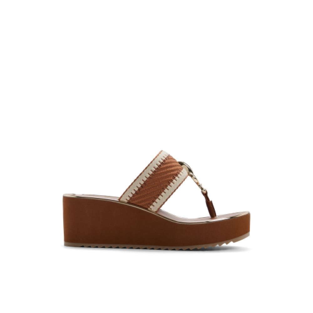 ALDO ペネロペビーチサンダル-ミディアムブラウン ADE1D006FZ210