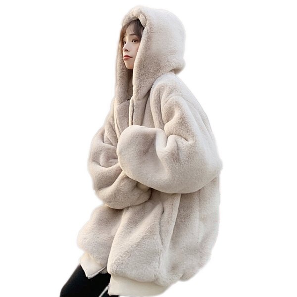 ボア ブルゾン レディース アウター ジップアップ パーカー フード付き 厚手長袖 秋冬