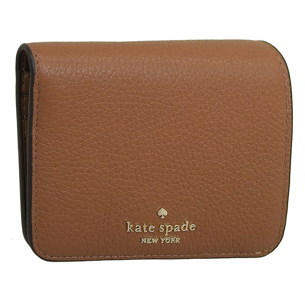 ケイトスペード kate spade レディース 二つ折り財布 ミニ財布 ブラウン アウトレット kh788-200