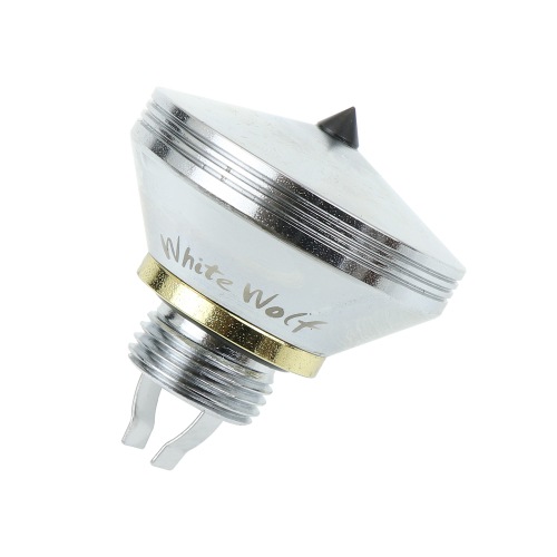 ホワイトウルフ　警棒用オプションパーツ　スペシャルグリップエンド　シルバー