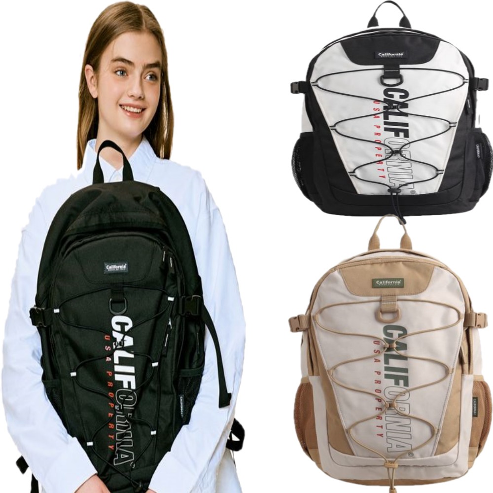 超爆安 韓国限定 クーポン贈呈 韓国アイドル使用 Outdoor String リューク ユニセックス バックパック Whakc2222a リュック デイパック Type 1 Black Www Farmaciakeyla Com