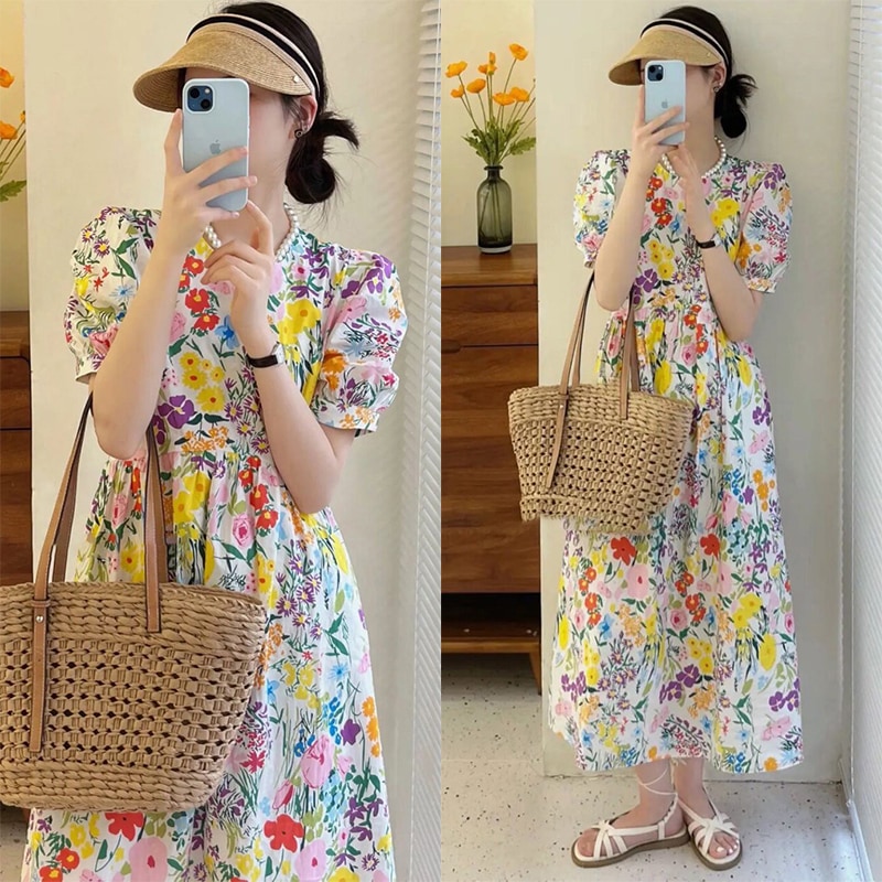 ワンピース ロングワンピース 半袖 ラウンドネック ウエストマーク ロング丈 かわいい 大人可愛い きれいめ シンプル 上品 おしゃれ きちんと 大人女子 こなれ感 個性的 主役級 存在感 ナチュラル