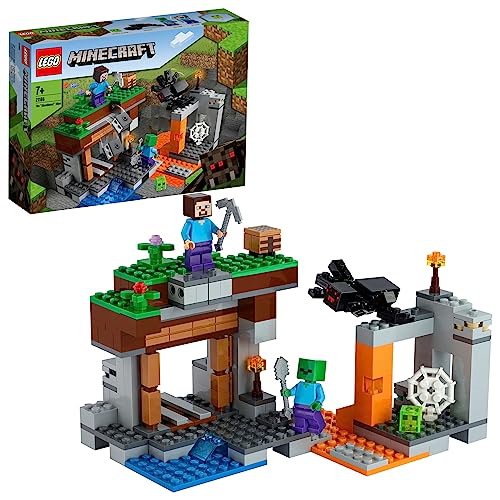 レゴ (LEGO) おもちゃ マインクラフト 廃坑の探検 男の子 女の子 マイクラ Minecraft 子供 グッズ ゲーム 玩具 知育玩具 誕生日  プレゼント ギフト レゴブロック 21166 7歳