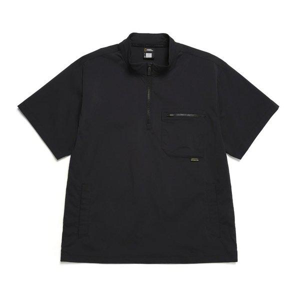 [始興店] N242UFT310 ピオトス軽量半袖トレーニングアノラック F-ZIP
