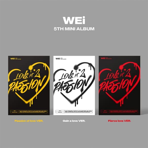 WEi - Love Pt.2 : Passion (3SET ver.) 韓国盤