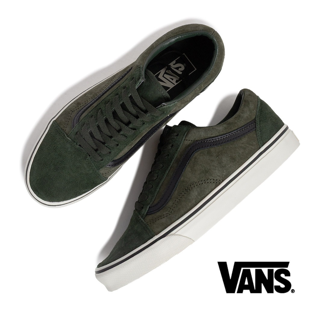 VANS ヴァンズ バンズ OLD SKOOL スエード オールドスクール スニーカー GREEN/MULT ( オリーブ 緑 グリーン メンズ レディース VN000D9YBGK )