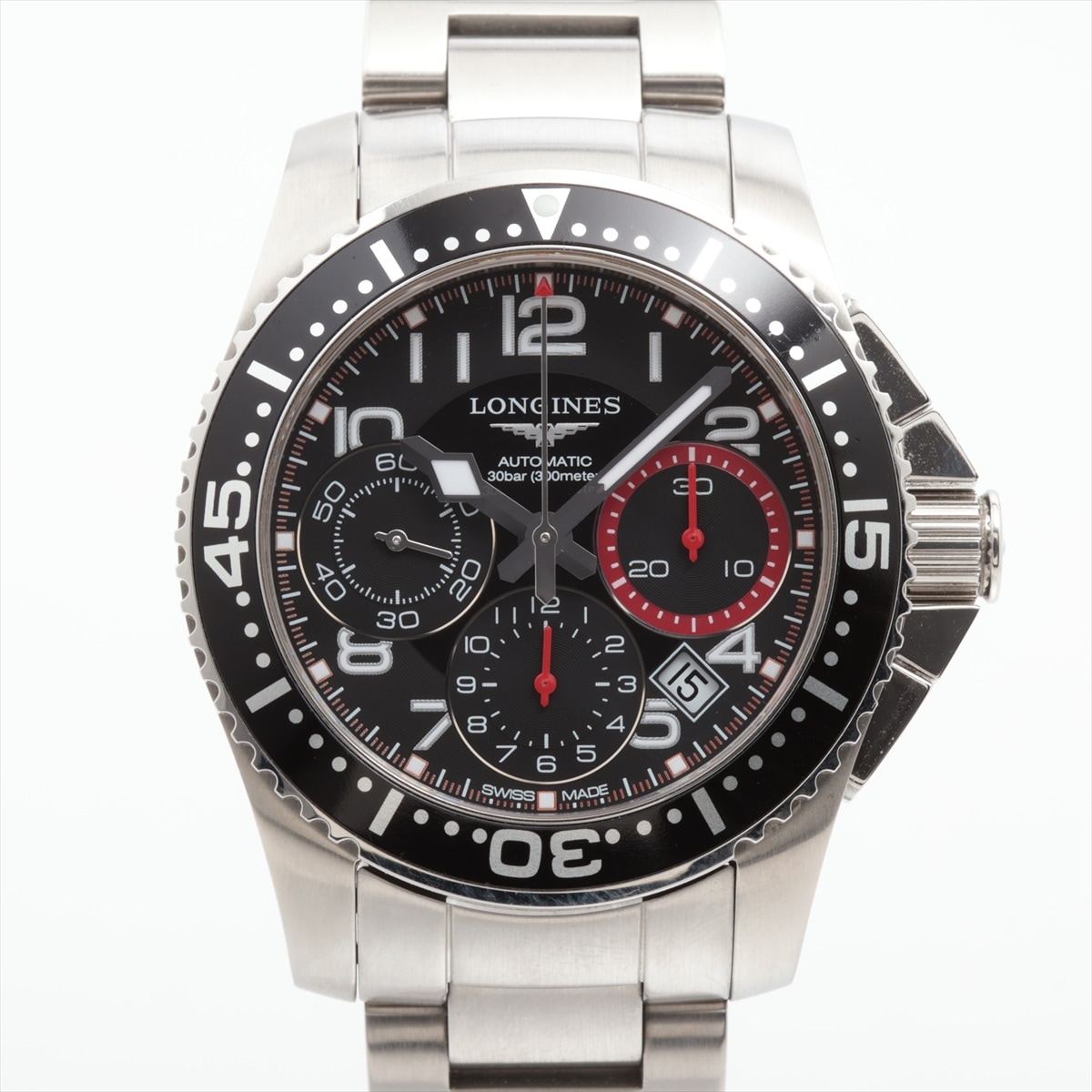 極美品 ハイドロコンクエスト L36964536 腕時計 シルバー ブランド 高級 メンズ MMM AR5-4 中古