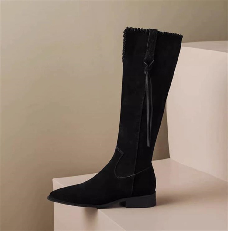 スタイル マーチャンダイズ 高筒 ニーハイブーツ カジュアル スリム ロングブーツ 23新作 ただし膝 中筒 5,757円