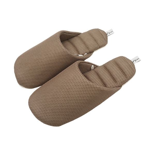 （まとめ） オクムラジャブジャブスリッパ（メッシュ） ブラウン L AAAA9005BR 1足 [x5セット]