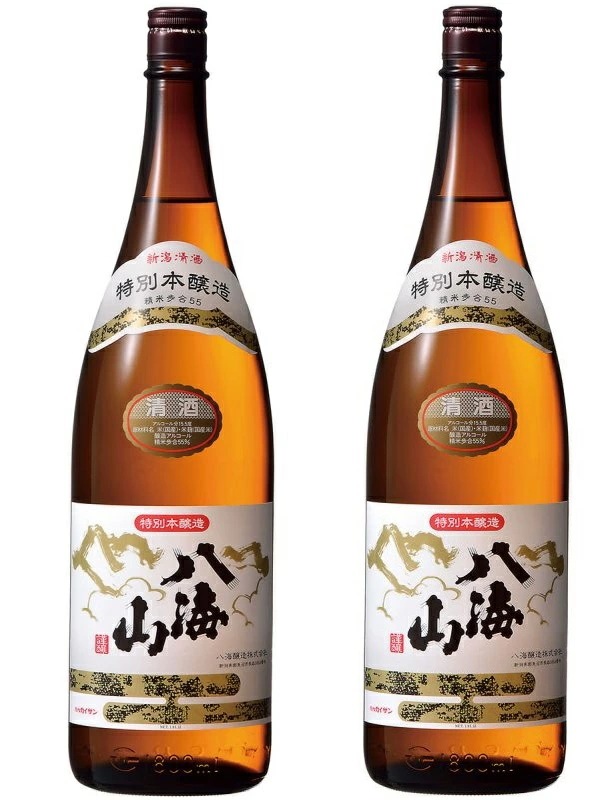 【送料無料】日本酒 八海醸造株式会社 特別本醸造 八海山 1800ml 1.8L2本【北海道沖縄県東北四国九州地方は必ず送料がかかります】【熨斗ご贈答品の対応可】