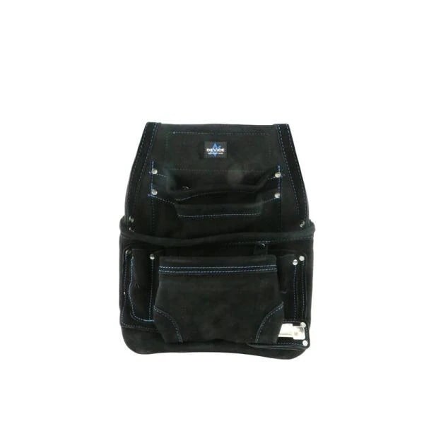 SK11 スエード腰釘袋3段 DVC－KZ26 収納用品 腰袋サック 革腰袋 サック