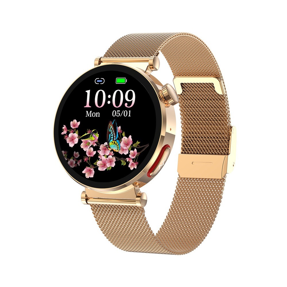 スマートウォッチブルートゥースコール1.27インチ血糖血液脂質尿酸ecg Ecg Ecg Ecg女性モデル