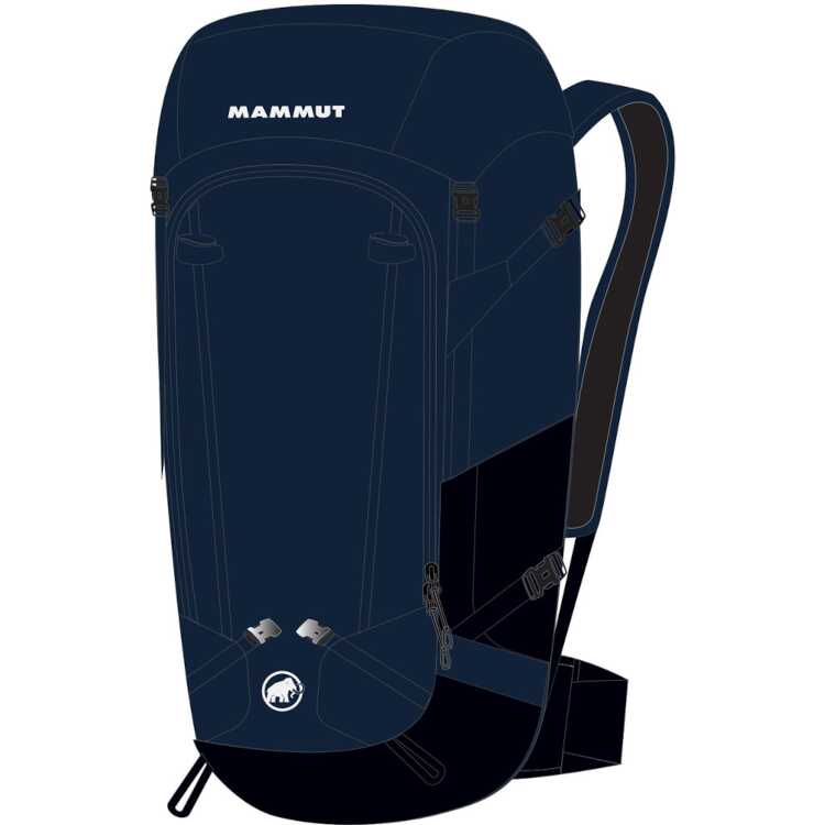 トリオン 35 バックパック マリーン×ブラック 容量：35L #2520-00840-5975