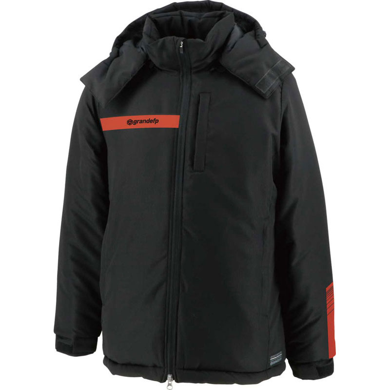 GRANDE.F.P(グランデエフピー) 【ジュニアサイズ】 NINO DEL FUTBOLフーデッドウォーマーハーフジャケット フットサル ウォーマージャケット (gfph20599-0935)