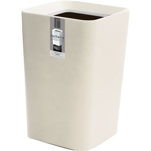 (12個セット) ゴミ箱 ダストボックス 約幅20.2cm 約6.6L 角型 ホワイト ruclaire ルクレール ダストボックスCV リビング