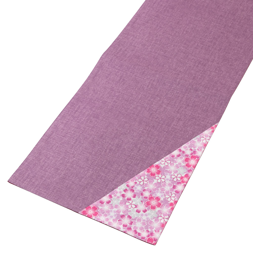 百道発信　颯香（さやか）　ランナークロス　薄紫 (IKI-1485)　150x30cm　福岡県の布製品